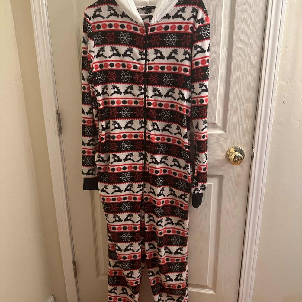 Just Love Men’s Pajama Reindeer Onesie - M